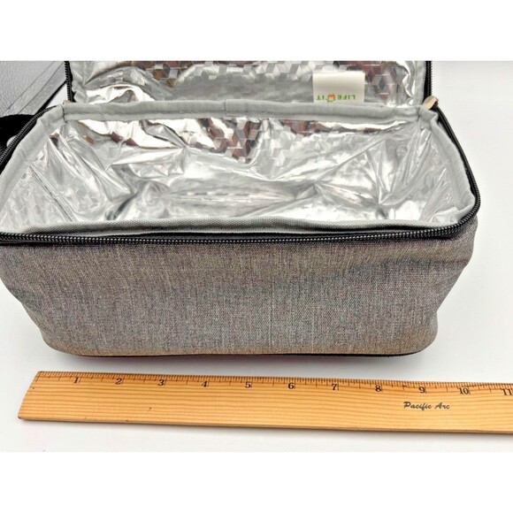 Lifewit Insulated Lunch Bag Dual Section Water-Resist Leakproof Soft Cooler bag - Picture 8 of 14